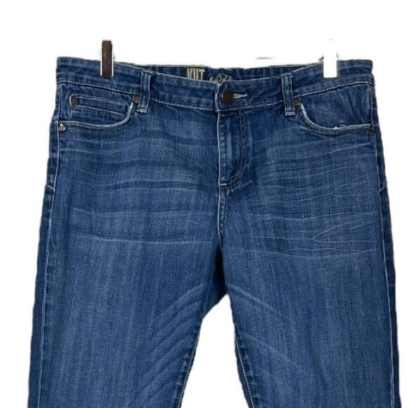 Kut from the Kloth Jeans Slim Fit Ankle Medium Wash Mid Rise Women’s Size 12 - Picture 3 of 7